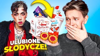 TESTUJĘ ULUBIONE SŁODYCZE DARIUS ROSE 😱🍫 | Dominik Rupiński