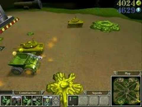 Video of game play for Army Men RTS