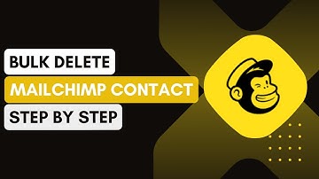 How To Bulk Delete Mailchimp Contacts | Bulk Delete Mailchimp Contacts !