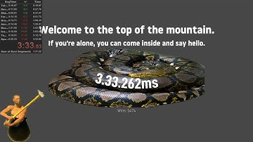 Getting Over It Snake% Speedrun 3m.33s.262ms | therealCCV