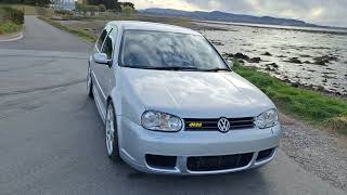 VW Golf mk4 R32 on Porsche lobster claws wheels