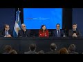 Conferencia de prensa de la ministra de Economía, Silvina Batakis.