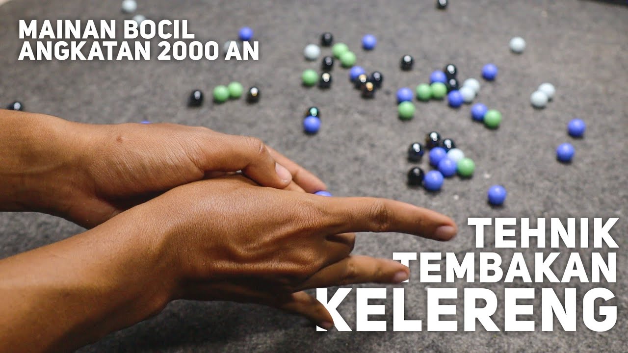 Mencoba Tehnik Sentilan Lemparan Kelereng ! Permainan Jadul Tradisional