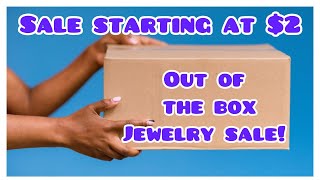 OUT OF THE BOX JEWELRY SALE! SIB $2. FEB 4TH @ 12 PM EST #JEWELRY #SALE #RESELER #UNBOXING