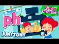 ⭐Super Phonics | ph Song | Photographers Love Photos 📸💚 | Phonics Song for Kids | JunyTony