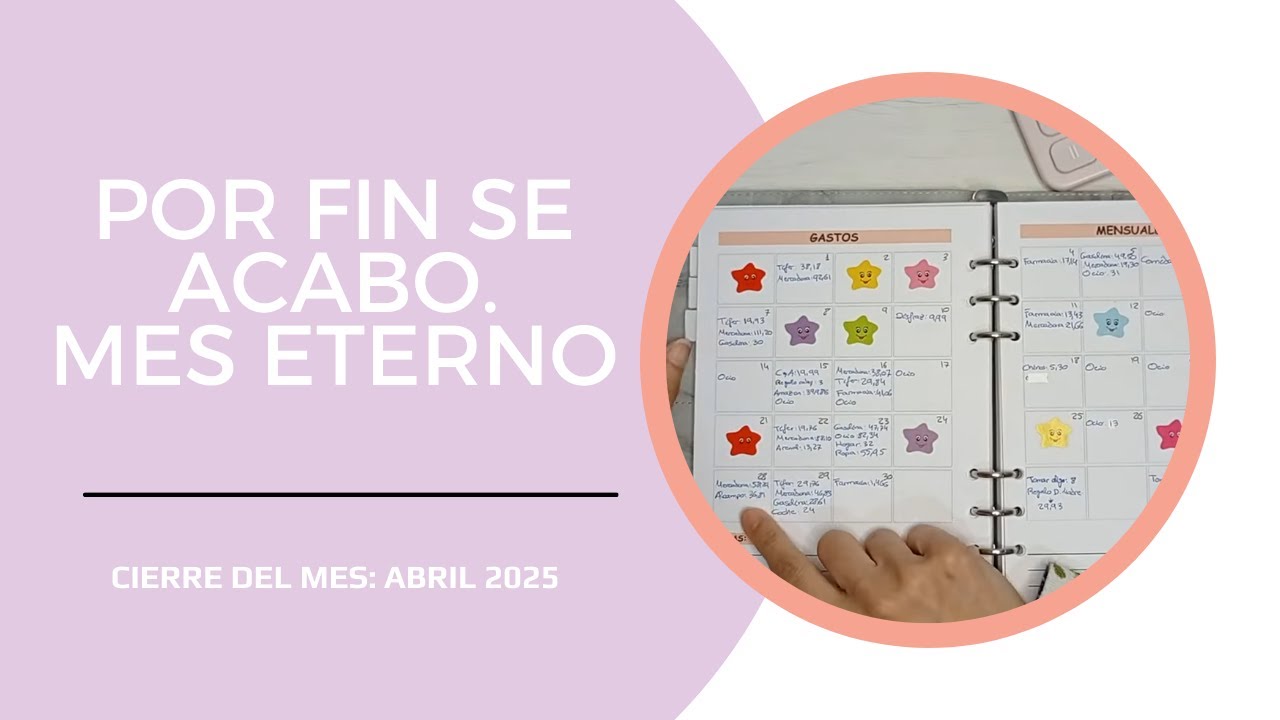 POR FIN SE ACABO. UN MES ETERNO!!! / CIERRE ABRIL 2025 / SISTEMA DE SOBRES