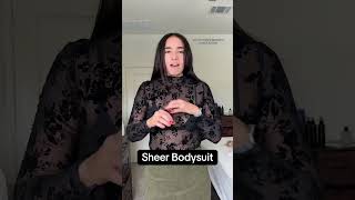 Sheer Elegance The Bodysuit That Turns Heads
