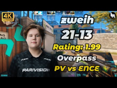 Zweih (21-13) Pv Vs Ence (overpass) | Blast Bounty 2026 Season 1 #cs2 #donk