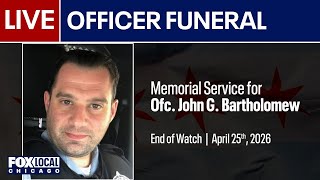LIVE | Slain Chicago Police Officer John Bartholomew remembered at funeral service