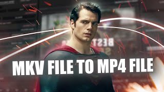 How To Convert Mkv Files To MP4 Files Without Quality Dropping | After Effects Editing Tutorial 