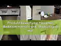 Produktbewertung Hzuaneri Badezimmerschrank, Badschrank mit 2 Schubladen, Küchenschrank mit 2 Türen,