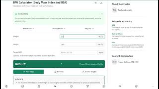 1-BMI calculator - MDcalc screenshot 5