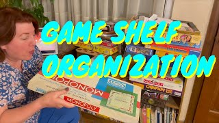 **CLEAN DECLUTTER ORGANIZE WITH ME | SPEED CLEANING MOTIVATION | GAME SHELF ORGANIZATION screenshot 5