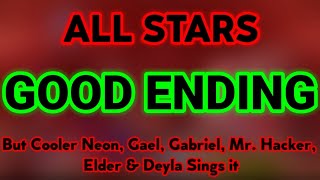 Fnf Mario Madness - All Stars Gs Mix - But Cooler Neon, Gael, Gabriel, Mrhacker, Elder&Deyla Sing It