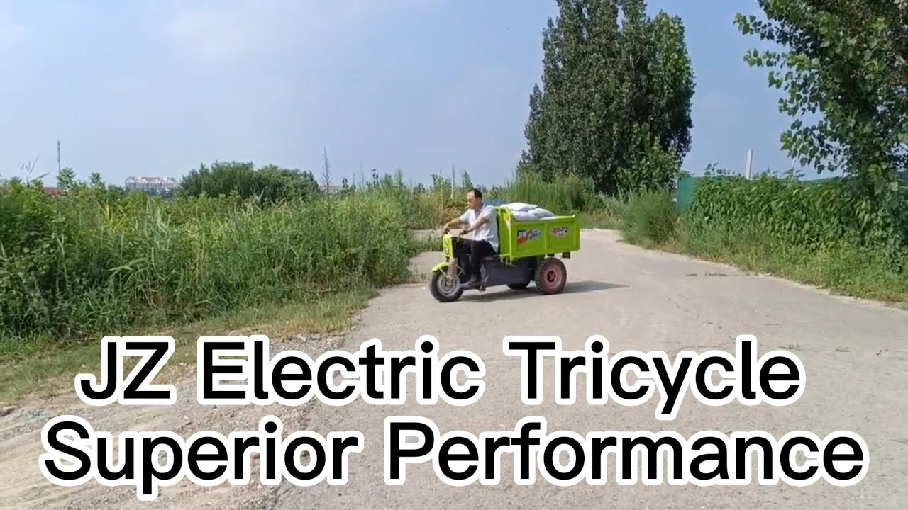 JZ Electric Tricycle uphill with 800Kg cargo YouTube