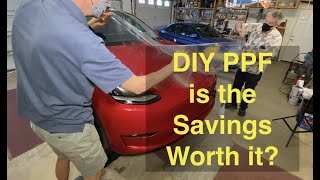 Paint Protection Film on a Tesla Model Y @FrugalTeslaGuy