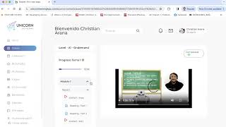 Unicorn Academy's Platform, English Demo