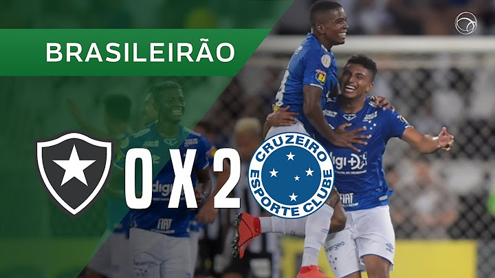 BOTAFOGO 0 X 2 CRUZEIRO - GOLS - 31/10 - BRASILEIRÃO 2019