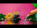 Deep Sleeping Piano Music – Relaxing Nature View, Water Fountain, Bamboo Sounds and Meditation Music