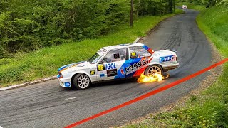 Rallye Charbonnières 2024 (Best-of, antilag, drift, Porsche...)