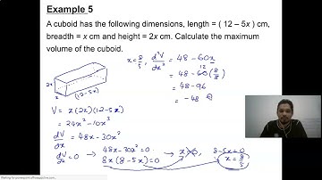 SM015 Topic 10 Part 2 Application Of Differentiation
