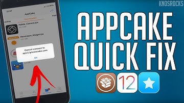 How To FIX AppCake Apps Crashing iOS 12 - 12.4 + Cannot Connect To iPhoneCake Errors iPhone