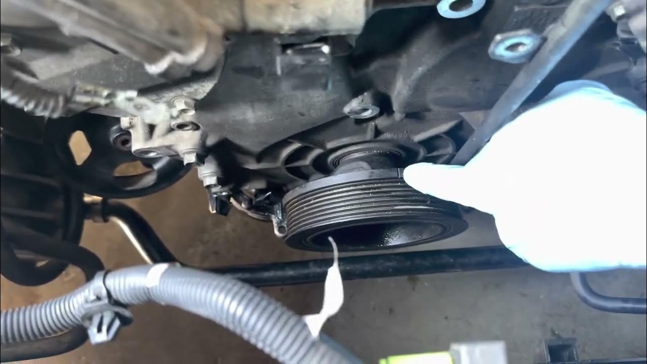 How to change gallery gaskets and water pump on G37/G35 HR Part 1 (without removing the front