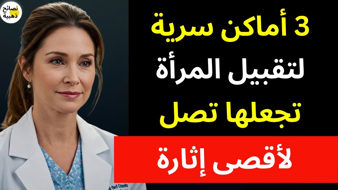 طبيبة مسالك بولية: 3 أماكن سرّية لتقبيل المرأة تعزز الرغبة والحميمية بعد الخمسين