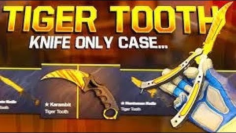 INSANE TIGER TOOTH KNIFE ONLY │ HELLCASE OPENING