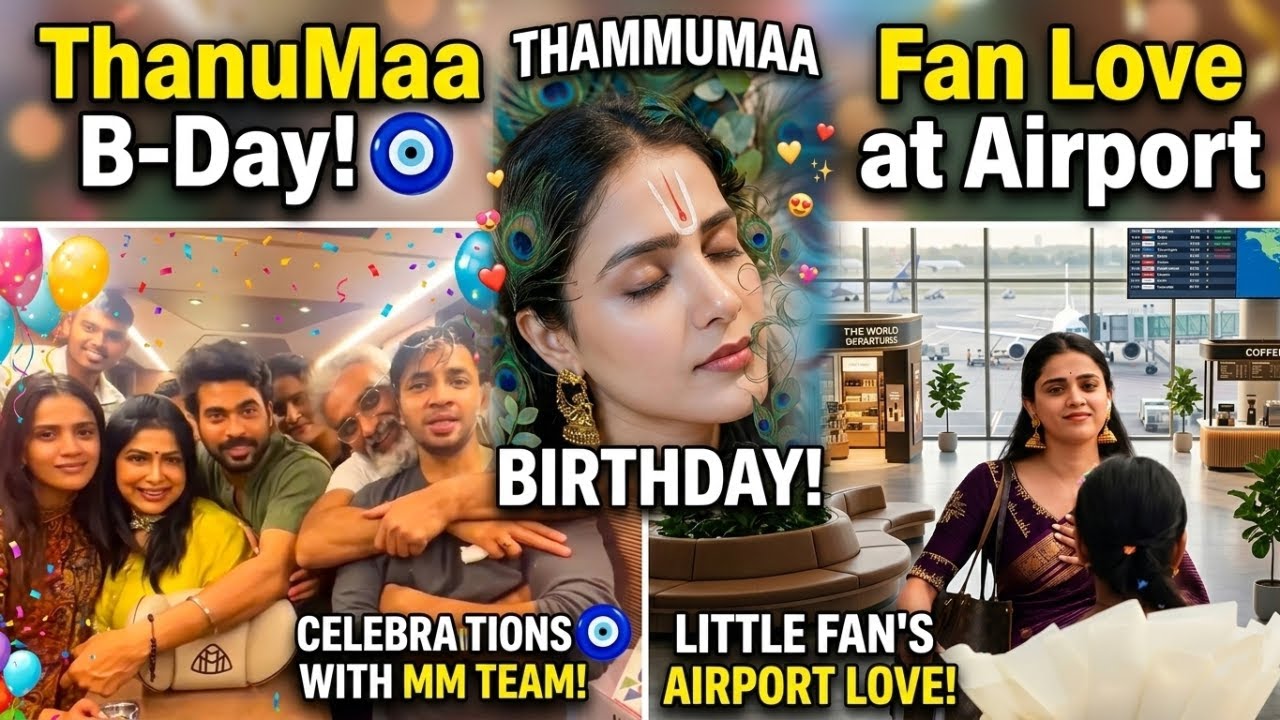 #Thanuja B-day Celebrations MM Team & Thanuja Madhuri Thirumala Cake issue? Facts Matladukundam 🧿