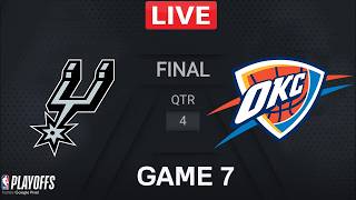 NBA LIVE! San Antonio Spurs vs Oklahoma City Thunder Game 7 | May 30, 2026 NBA Playoffs LIVE