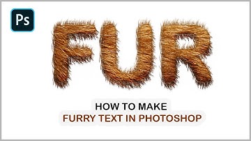 HOW TO CREATE FUR TEXT EFFECT IN PHOTOSHOP | Photoshop Tutorial | Urdu/Hindi