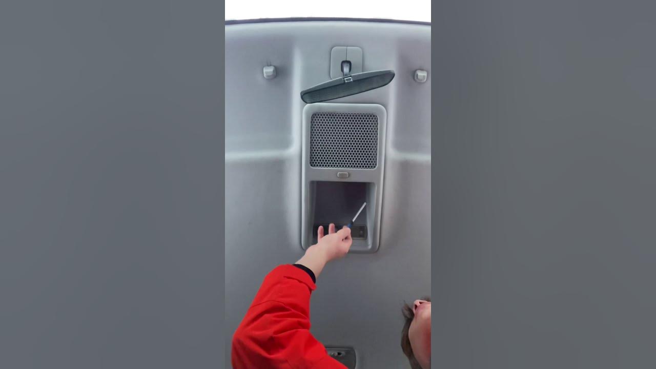 How To Remove Overhead Console in a Honda Element - YouTube