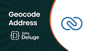 Generate Latitude and Longitude from an Address in Zoho CRM