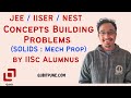 CONCEPT APPLICATION MCQ IISER Aptitude Test Physics Mechanical Properties of Solids MCQ 2 @qubitpune