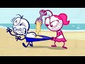 Pencilmate Sandy Vacation!  | Animated Cartoons Characters | Animated Short Films | Pencilmation