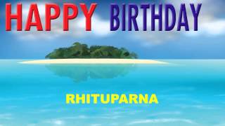 Rhituparna  Card Tarjeta - Happy Birthday