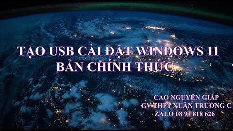 TẠO USB CÀI WINDOWS 11 BẰNG PHẦN MỀM GỌN NHẸ RUFUS MỚI NHẤT