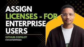 Assign GitHub Copilot Licenses (users on GitHub Enterprise)