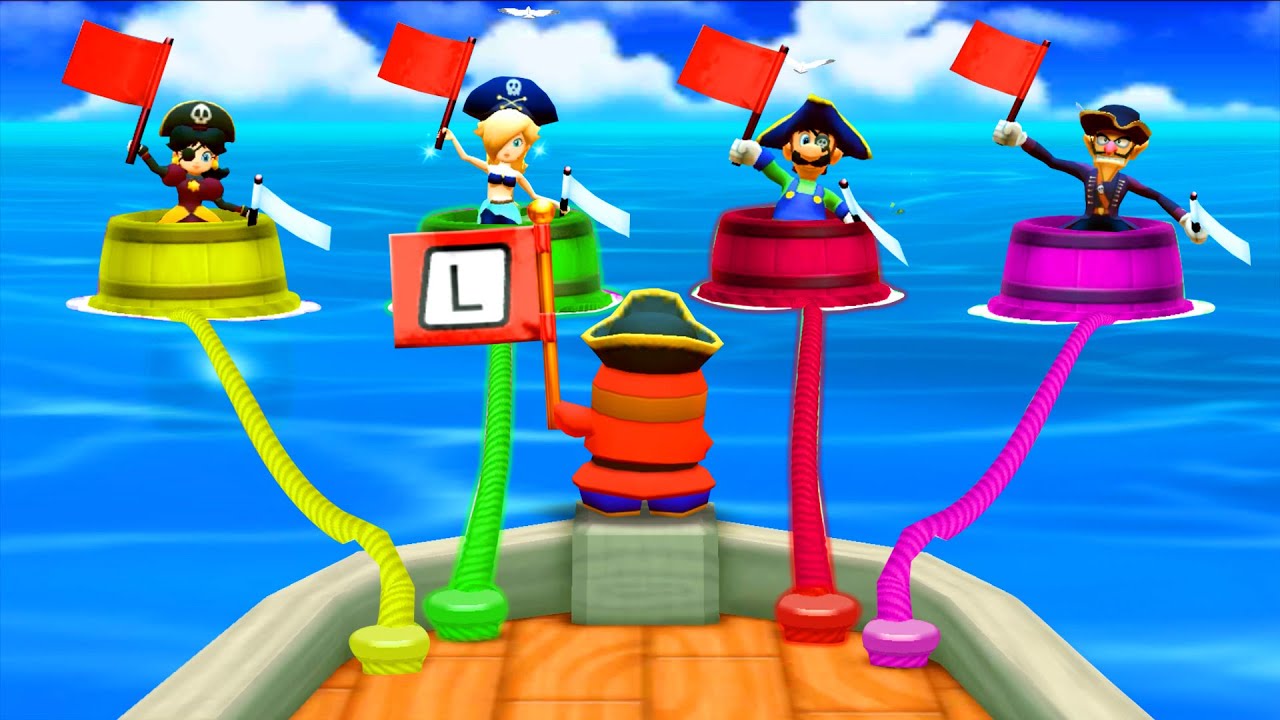 マリオパーティ100ミニゲームコレクション】デイジー姫の海賊