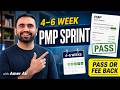 4–6 Week PMP Sprint: Become PMP Certified in 2 Hours/Day (Pass Or Your Fee Back)