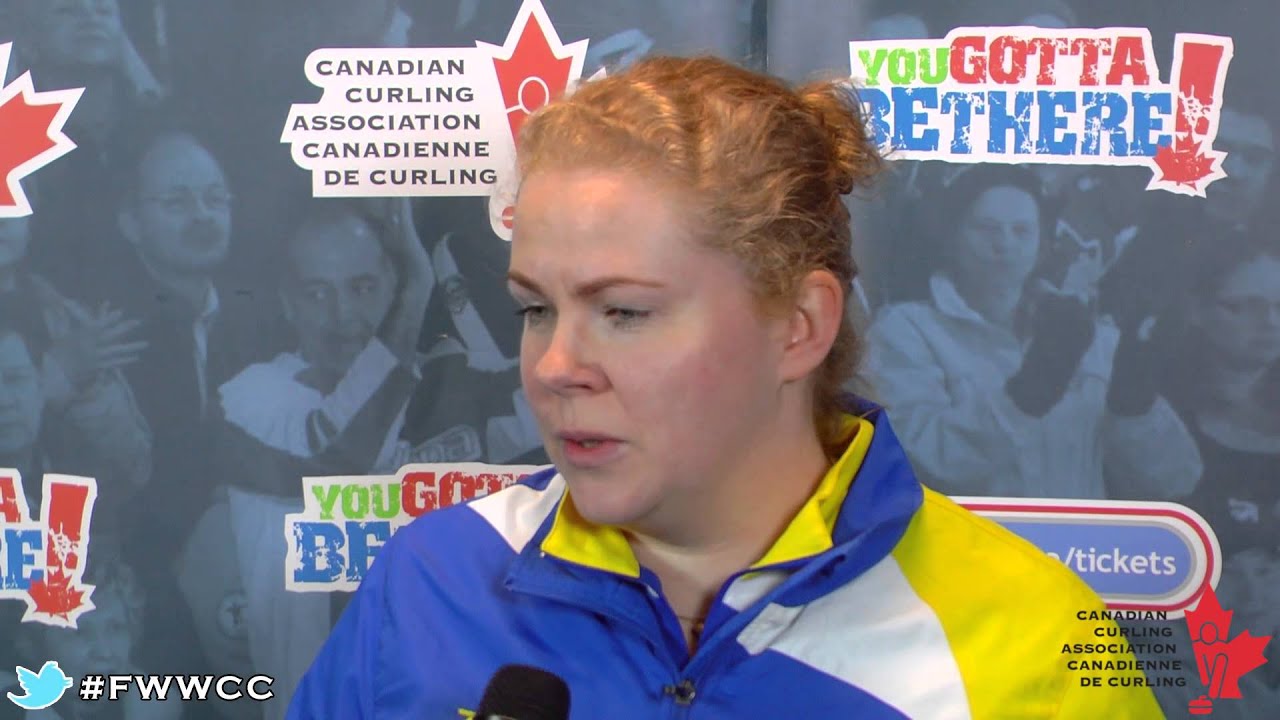 Media Scrum Draw 2 - 2014 Ford World Women's Curling Championship brier creek apartments