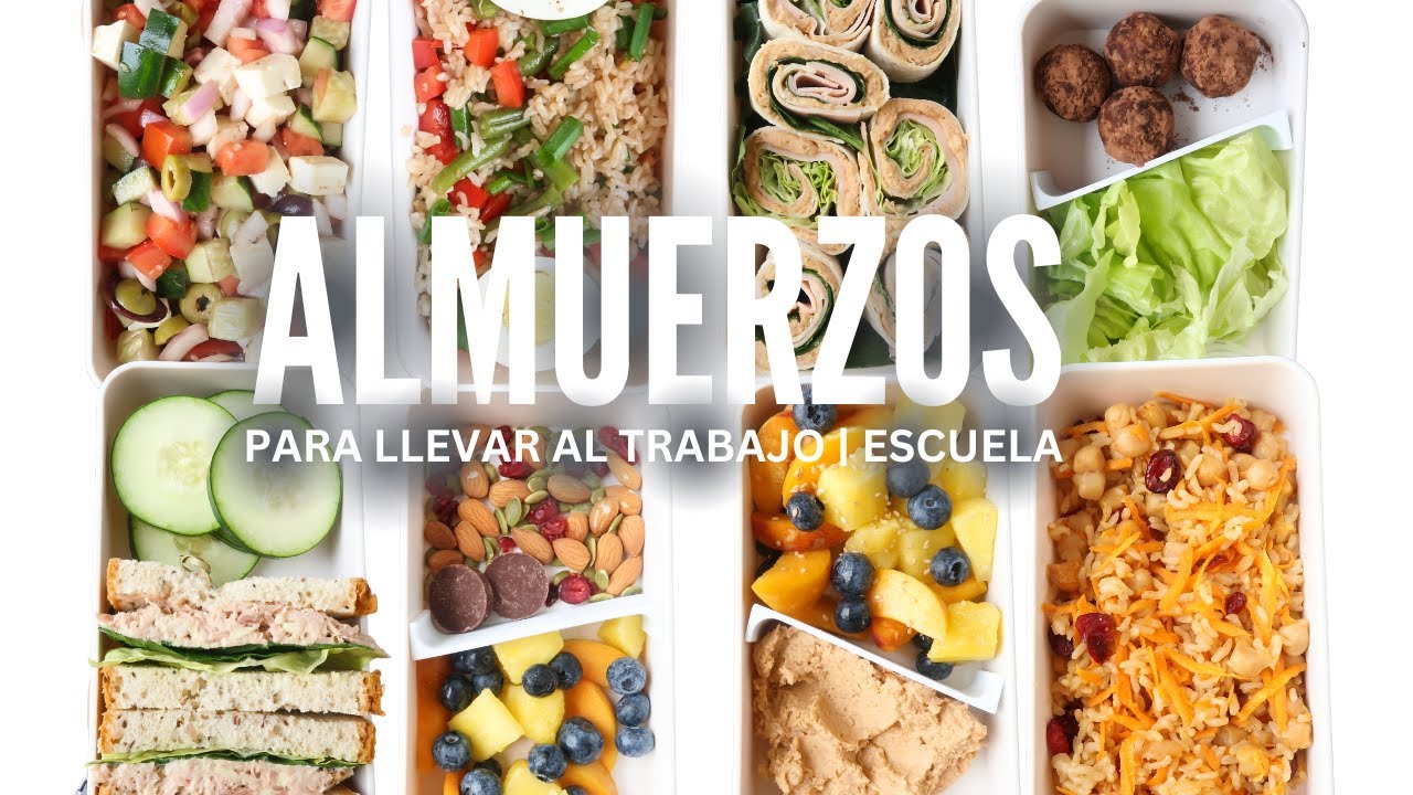 COMIDA para LLEVAR 👉 MENÚ SEMANAL para LLEVAR al TRABAJO 👷‍♀️ DELICIOSO  😋 Ideal TUPPER y BENTO BOX 