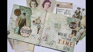 TIM HOLTZ Paper Doll Ideas - Mixed Media COLLAGE art tutorial