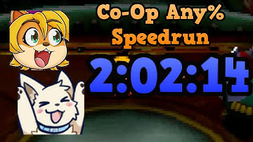 Crash Bash Co-Op Any% Speedrun in 2:02:14 by Riko and WhitePaaws