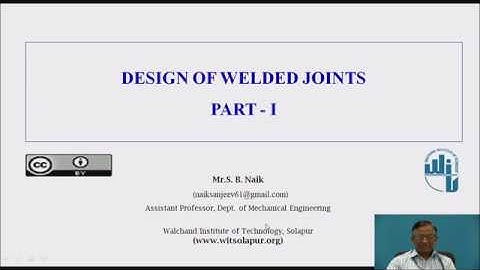 Design of Welded joints-I