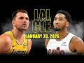 Los Angeles Lakers Vs Cleveland Cavaliers Full Game Highlights January 28 2026 NBA Season