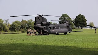 Special Forces Group Executes Water Jump