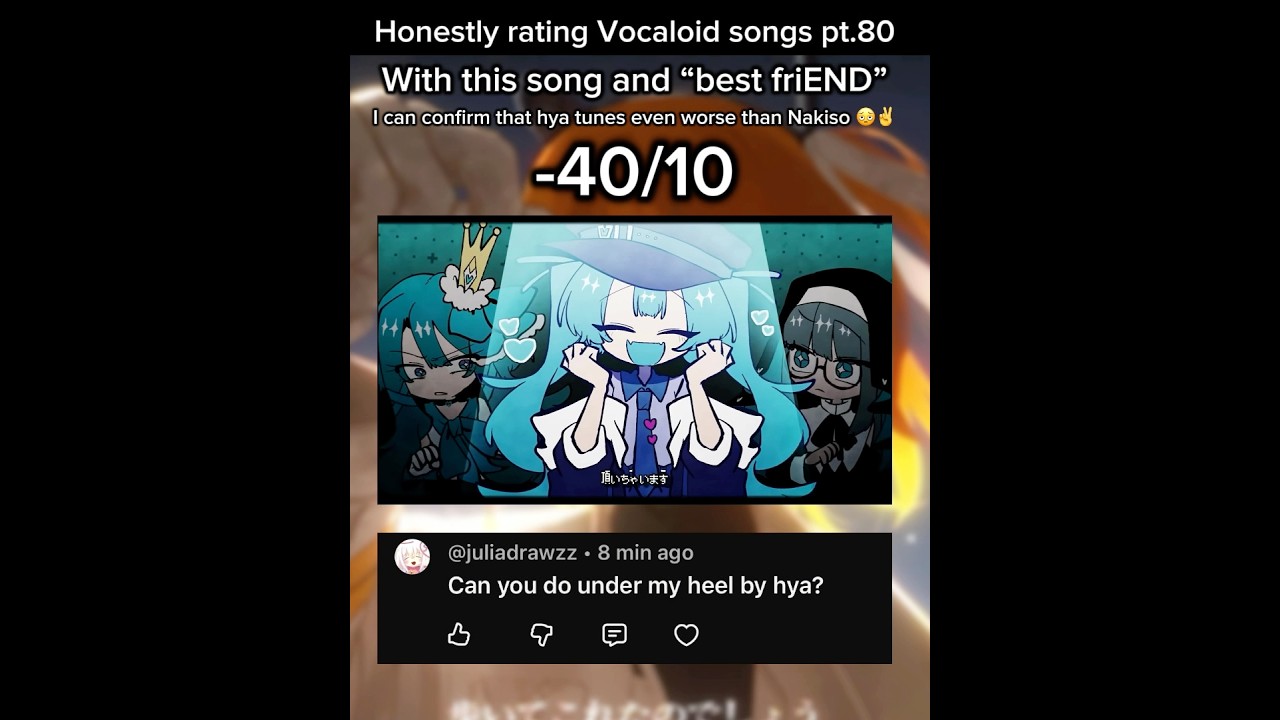 honestly rating Vocaloid songs pt.80 - YouTube