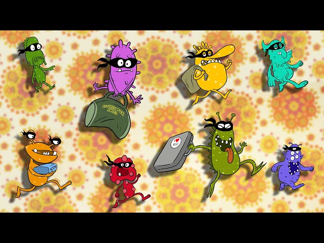 GERMS | The Grimes | Funny rhyming bathtime u0026 bedtime stories for kids! class=